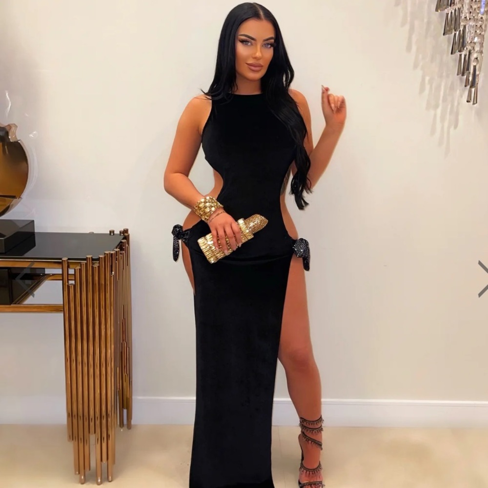 Brand New Formal Winter Special Occasion Gown with sides out